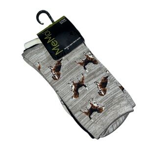 MeMoi Beagle Bamboo Crew Socks